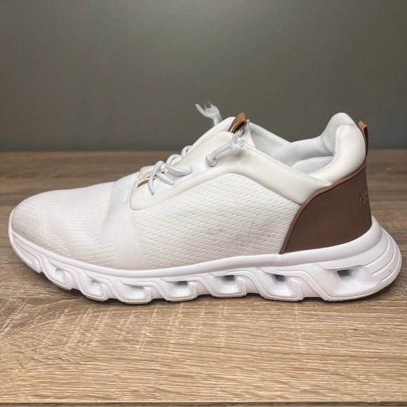 Nautica Other - Nautica Chiatica Lace-Up Jogger Sneakers – White & Brown – Women’s US 8